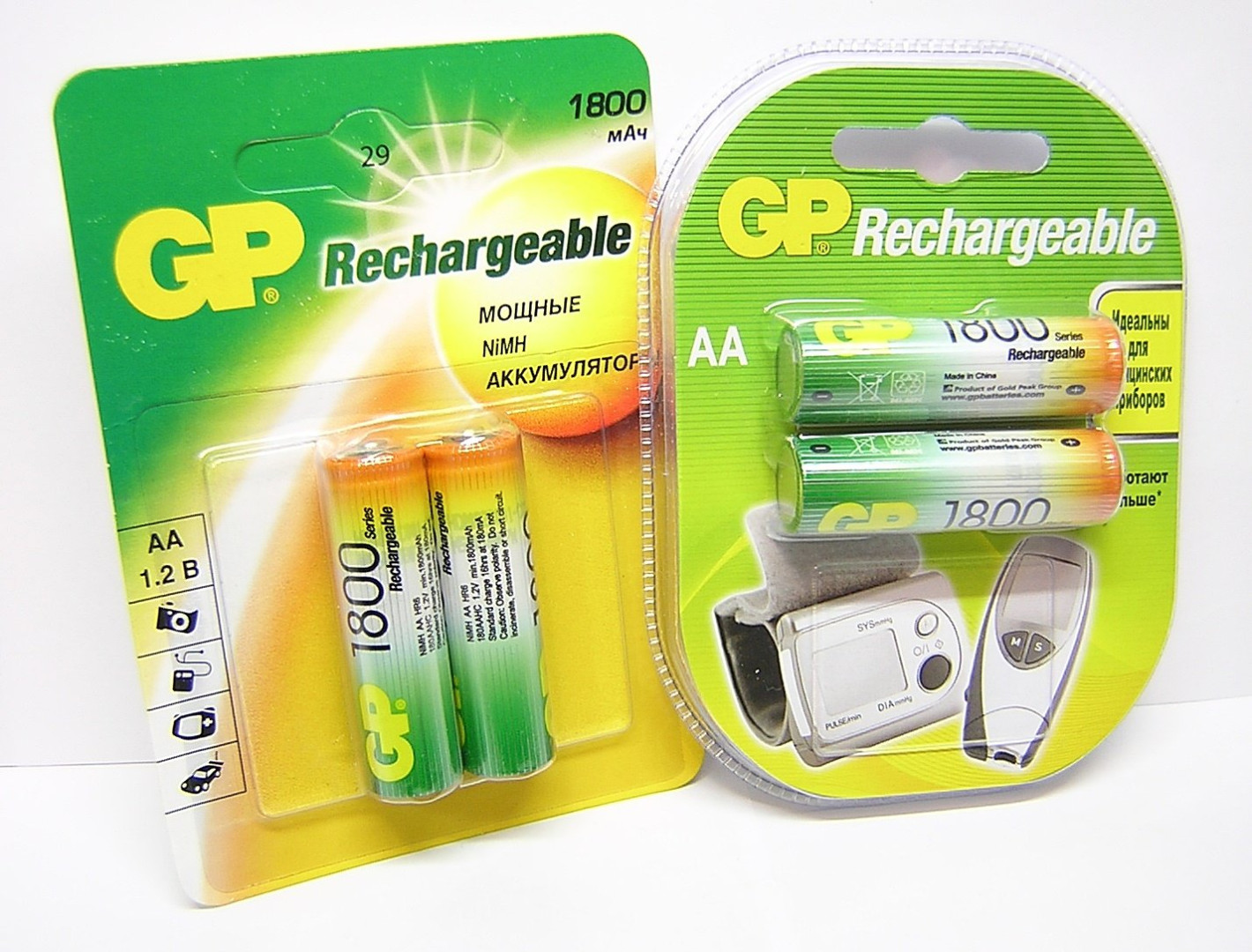 Аккумулятор GP R06 1800 AAHC BL2 Аккумулятор GP R06 1800 AAHC BL2