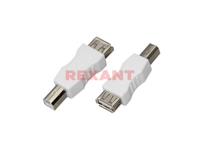 Переходник  гнездо USB-A (Female) - штекер USB-B (Male)  REXANT